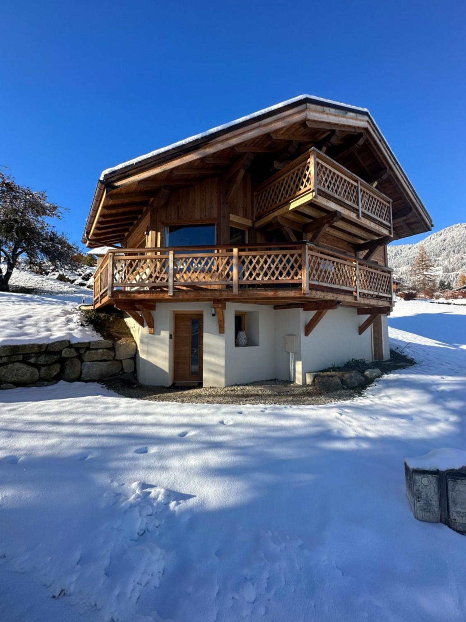 Chalet Neuf La Perle Du Perron Villa Cordon Exterior photo